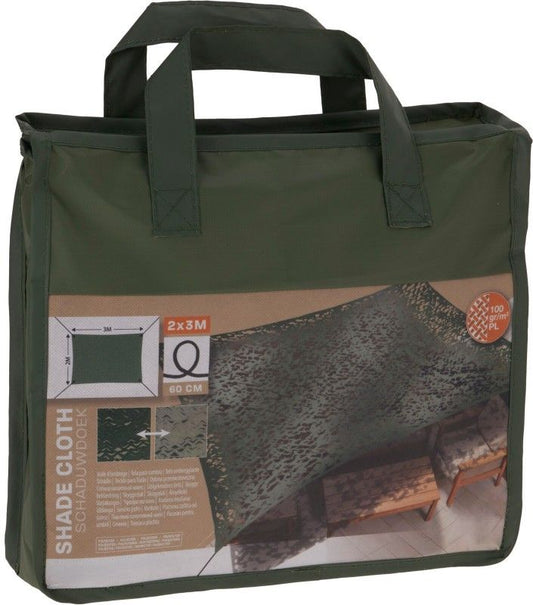 Schaduwdoek Camouflagedoek - Groen - 2X3 M
